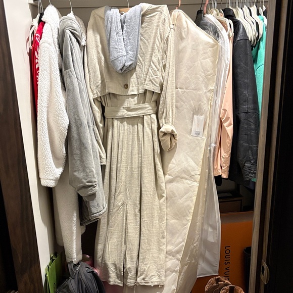 Free people crème trench coat - Picture 2 of 4